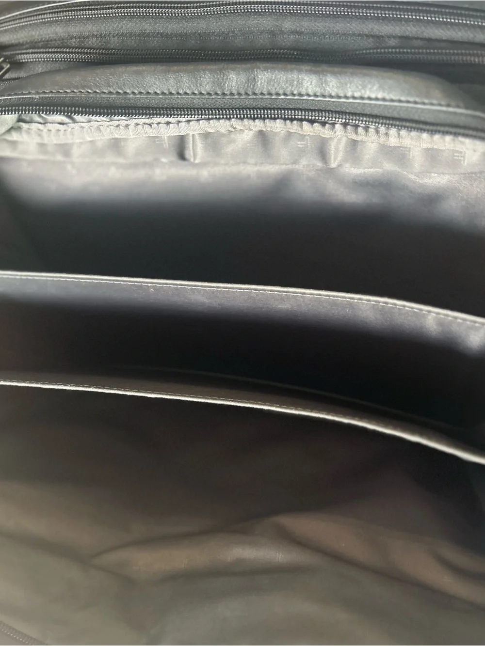 Tumi Alpha Gen 4.4 Black Nappa Leather Expandable Organizer Briefcase 96145D4